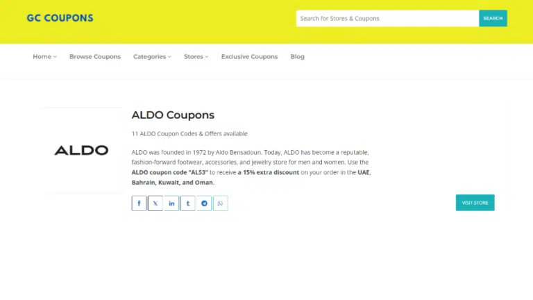 GC Coupons Helps Shoppers in the UAE Unlock Extra Savings on ALDO and Ferns N Petals