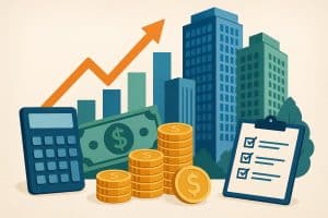 Modern office building representing innovative financing for value-add real estate projects