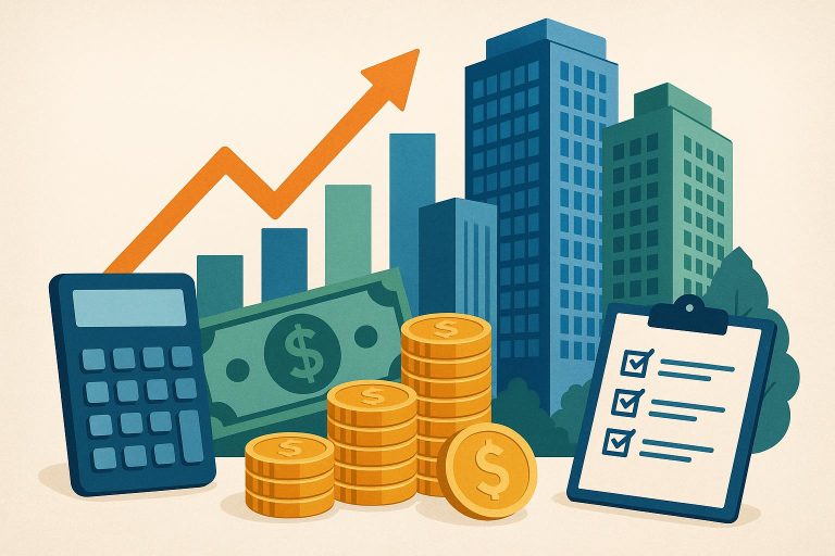 Modern office building representing innovative financing for value-add real estate projects
