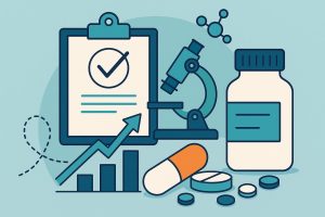 Illustration of early regulatory planning in pharmaceutical development and medicine approval process